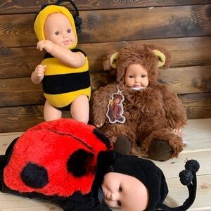 Set of Vintage 90s Anne Geddes Dolls